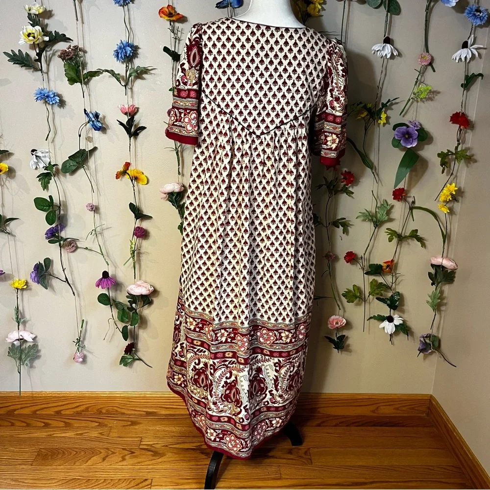 Boho Midi Dress, Medium
